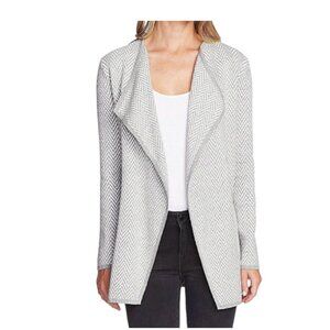 Vince Camuto Herringbone Open Front Cardigan Size: XL